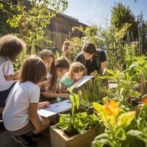 Herbs At School, By two students